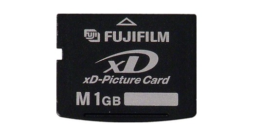 xD-Picture Card on a white background