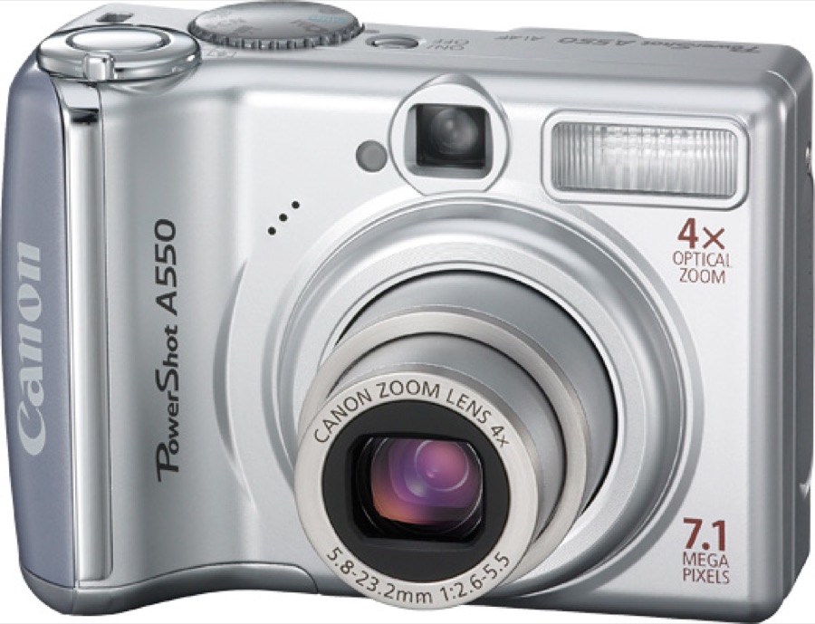 Canon PowerShot A550 product image